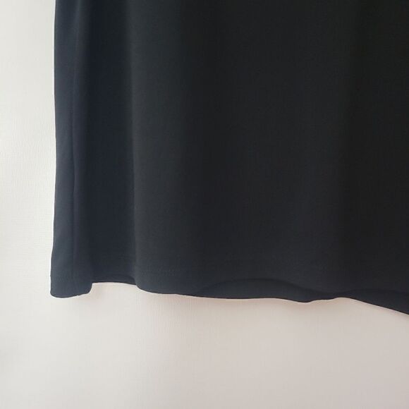 Anne Klein Black Slinky Sleeveless Top - Picture 4 of 10